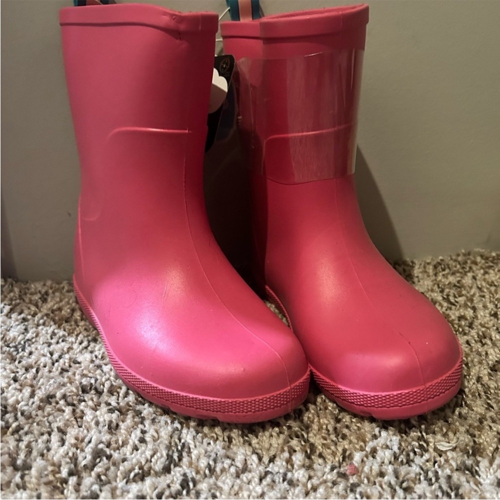 Totes Vibrant Pink Kids Rain Boots